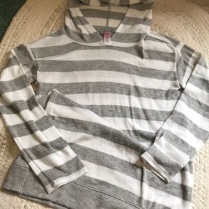 Hooded Striped Justice Shirt